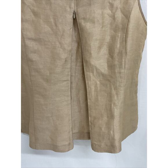 Geiger Austria Linen /Silk Blend Embroidered Shirt Sz 42, Hidden Zipper, New - Picture 8 of 11